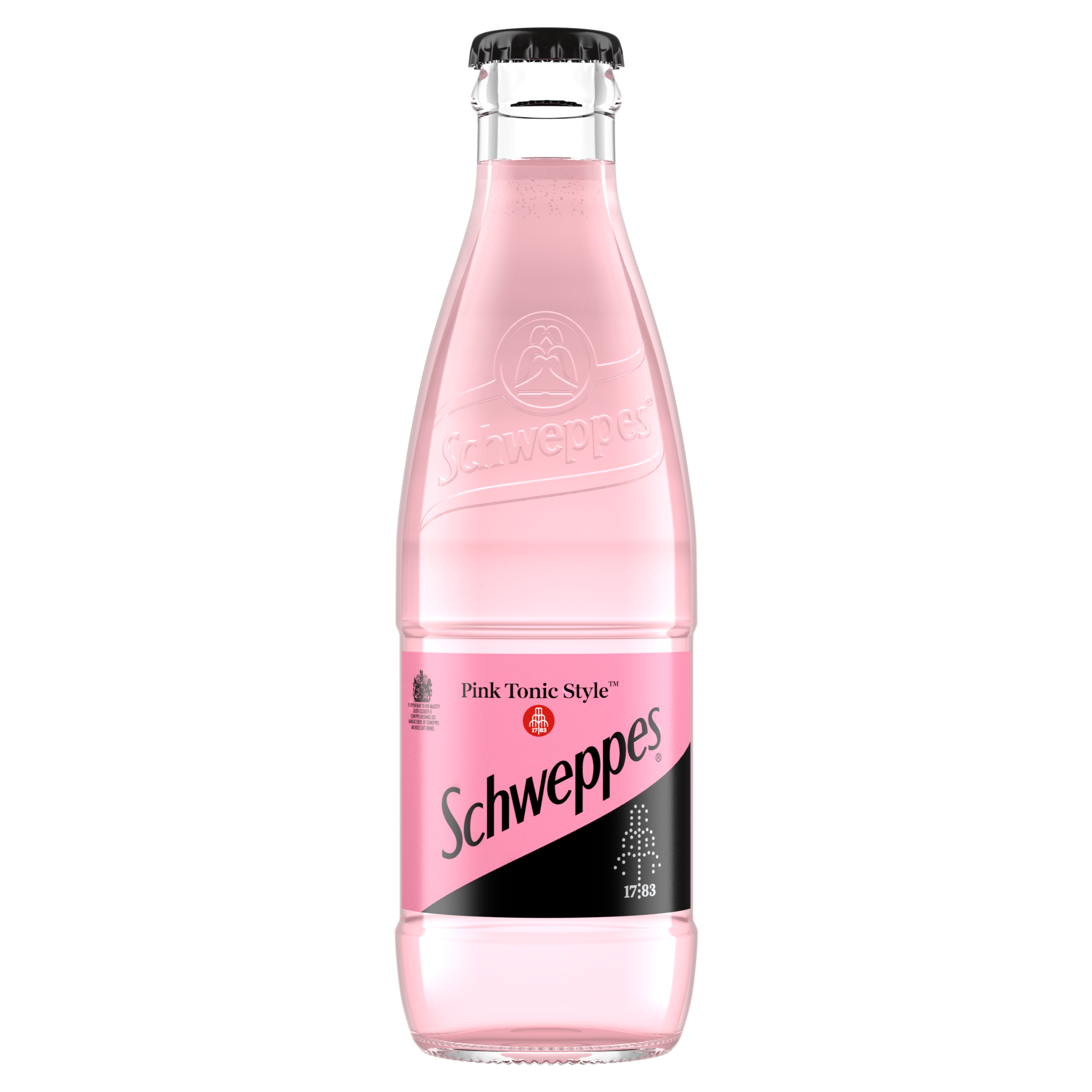 Schweppes pink tonic style staklena flašica