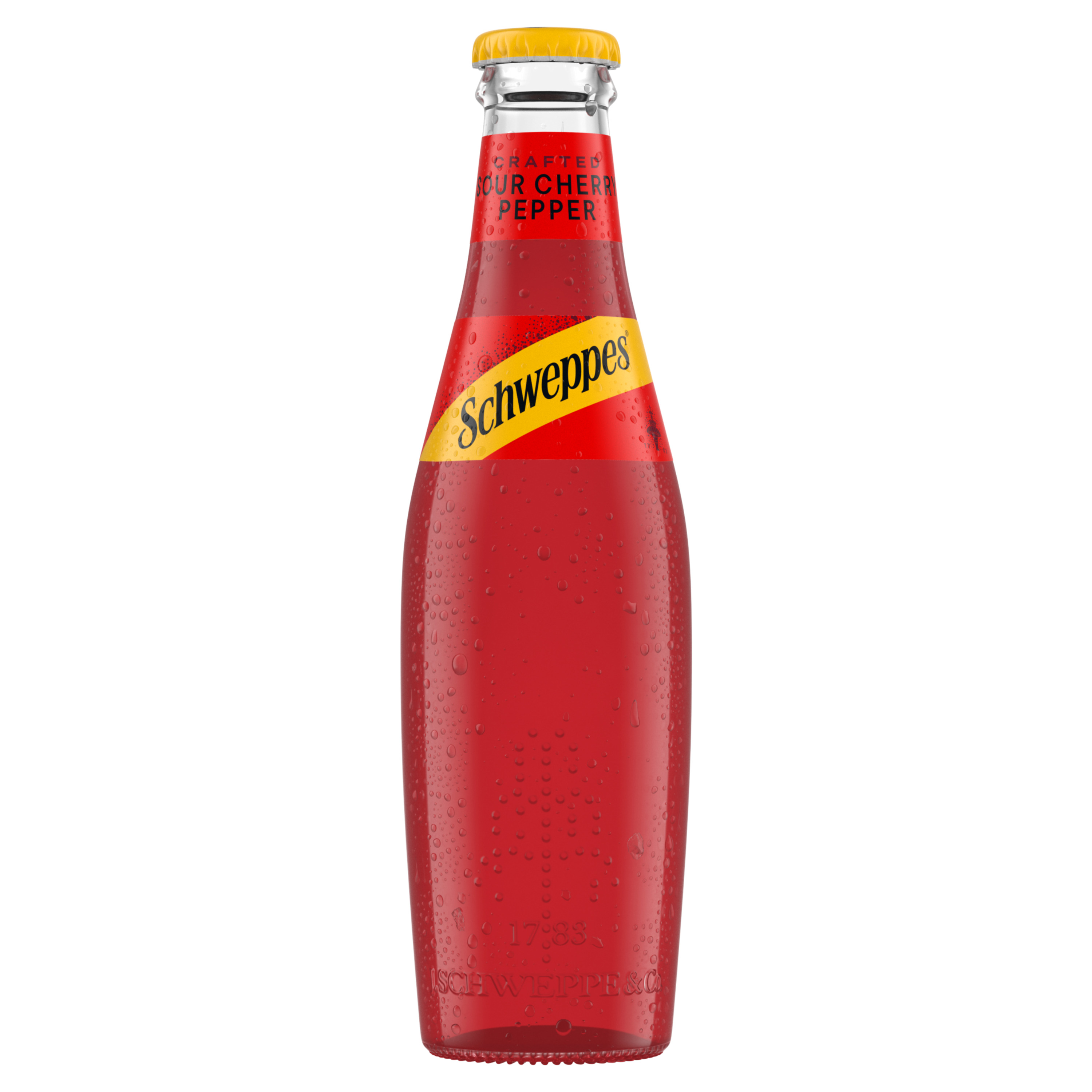 Schweppes Sour Cherry Pepper. 