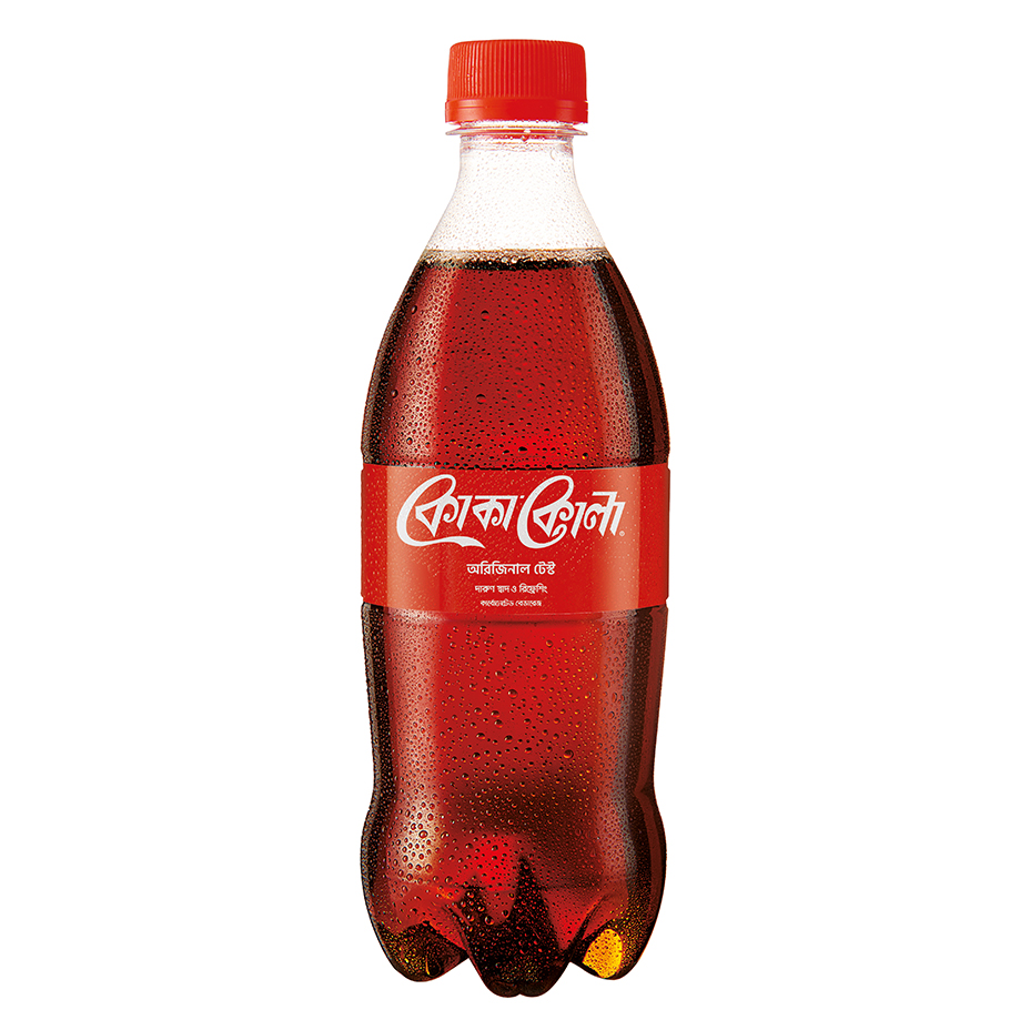 Bottle of Coca-cola classic