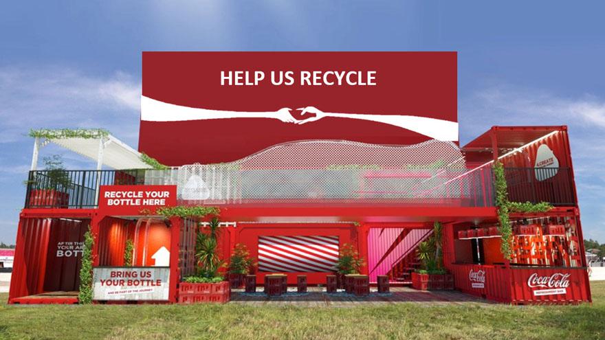 N achete pas Coca-Cola si tu ne nous aides pas a recycler