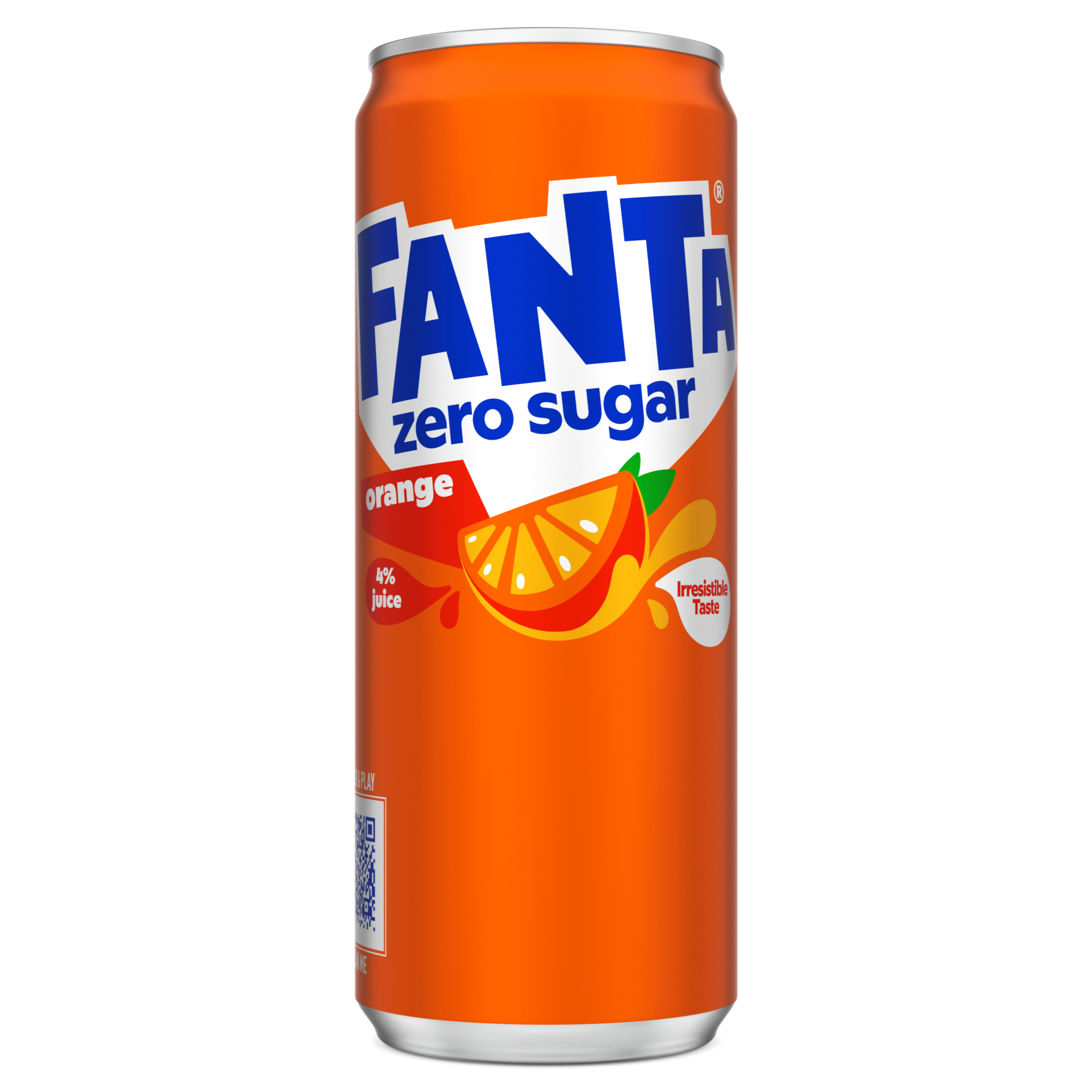 Fanta orange Boisson en canette sans sucre