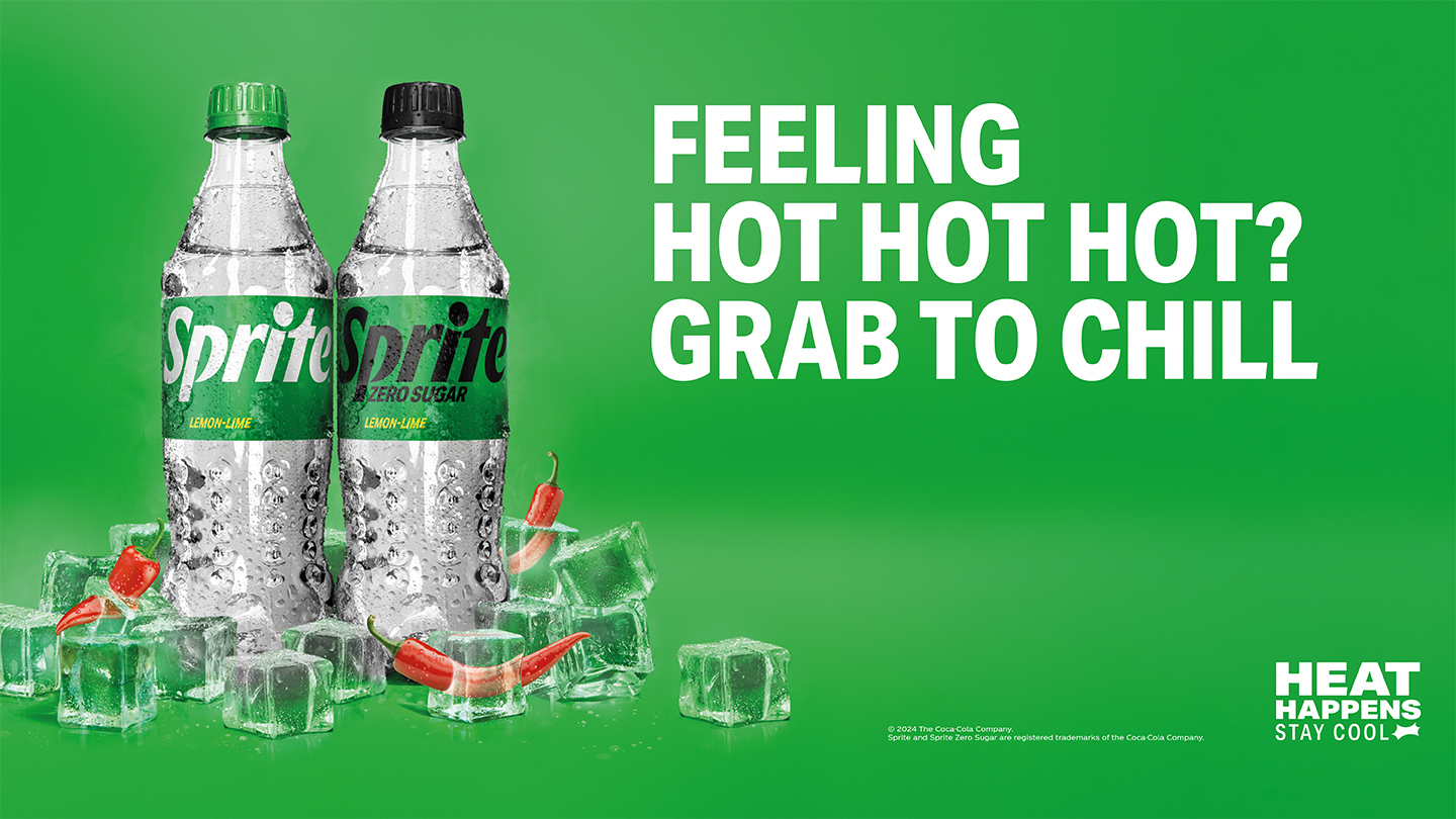 Sprite Feeling Hot Hot Hot? Grab to Chill