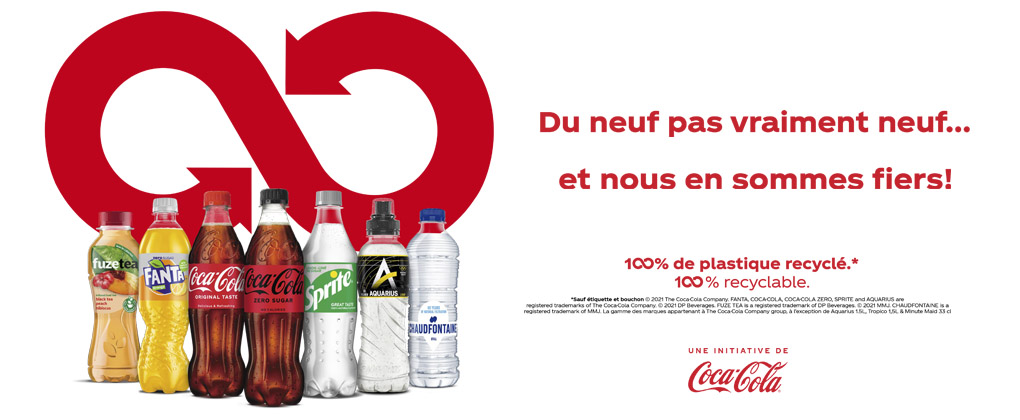 Coca-Cola 100 pourcent de rpet