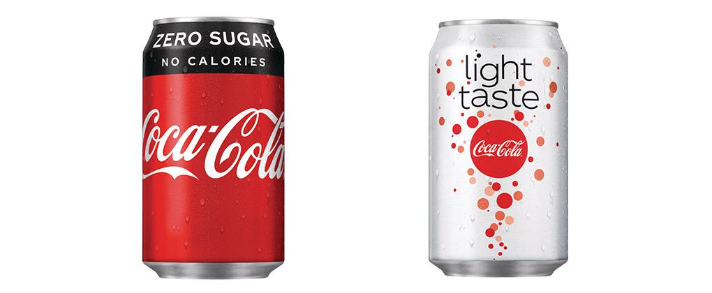 Moins de sucre dans le Coca-Cola