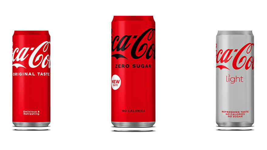 coca-cola zero sugar nieuwe verpakking