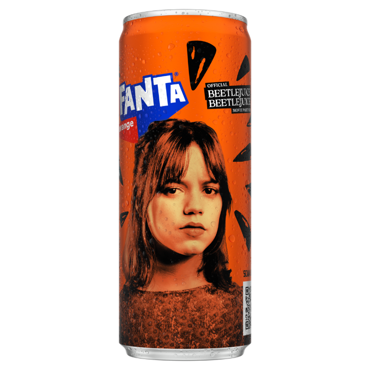 Boisson en canette Fanta orange