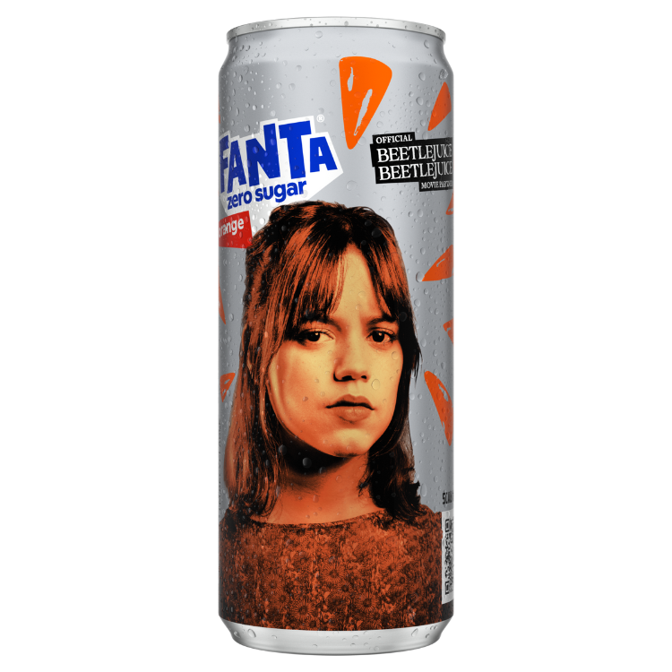 Fanta orange Boisson en canette sans sucre