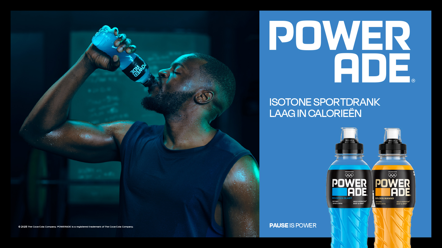 Powerade Isotone sportdrank laag in calorieen