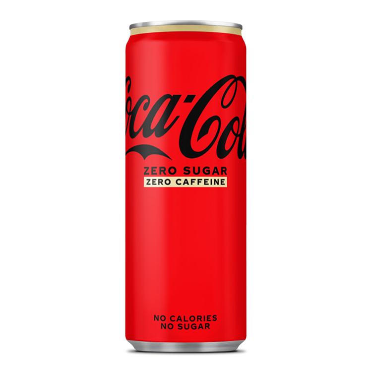 Coca-Cola Zero Sugar Zero Caffeine blikje