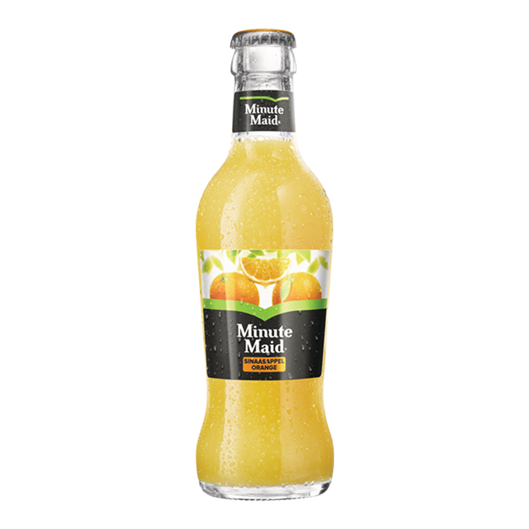Een fles Minute Maid Sinaasappel sap