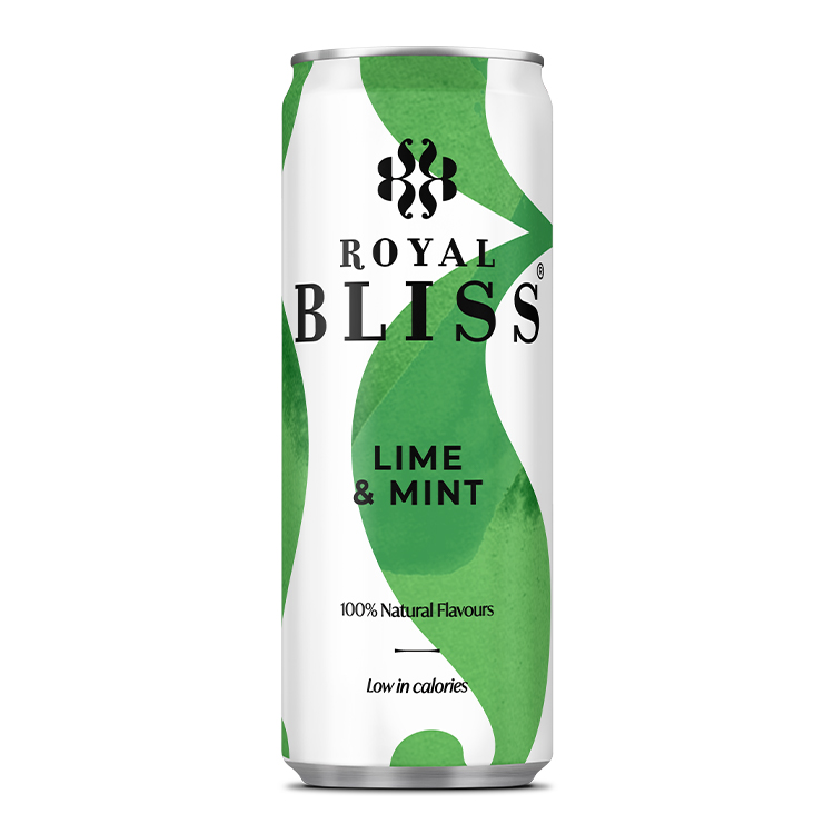 Een blikje Royal Bliss Lime Mint