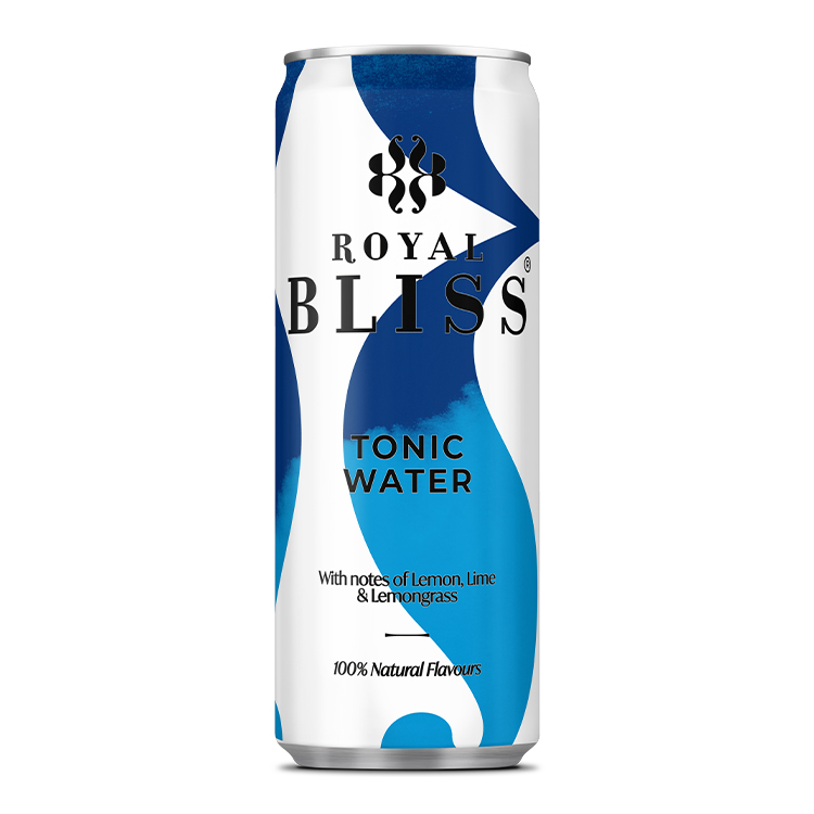Een blikje Royal Bliss tonic water