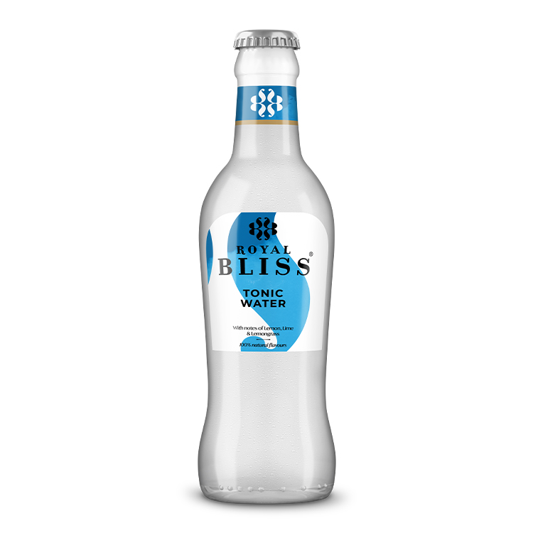 Een fles Royal Bliss Tonic Water