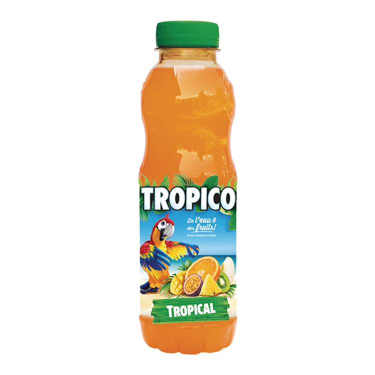 Een fles Tropico Tropical sap