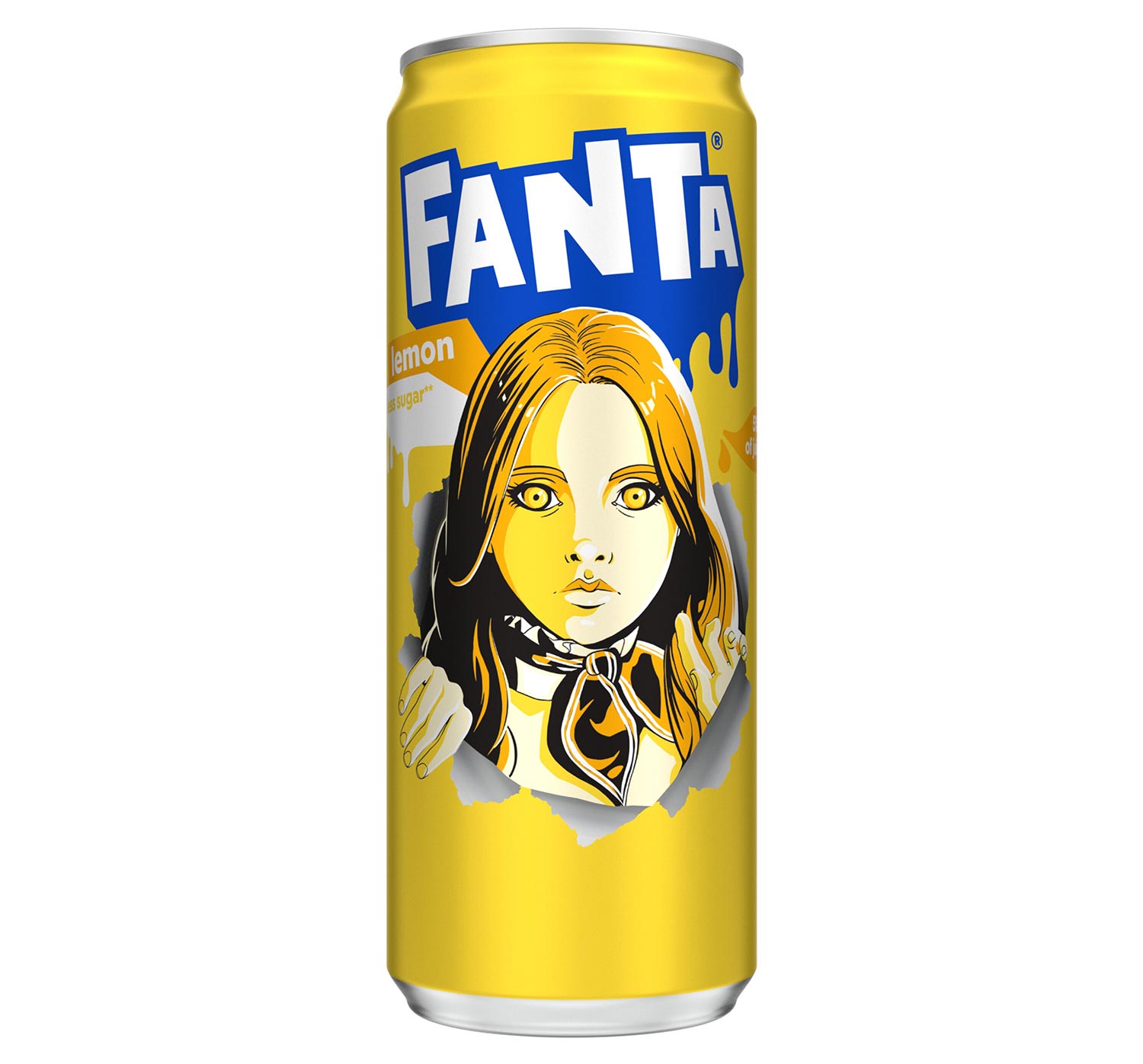 Fanta Lemon Zero Sugar Halloween