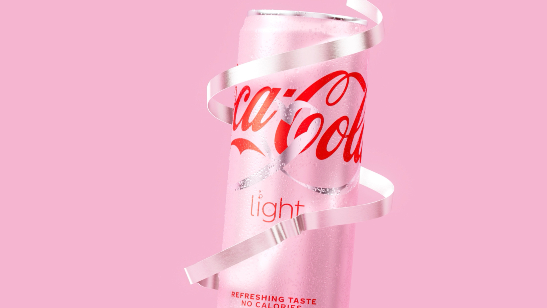 Cannette Coca-Cola en rose pour Think Pink