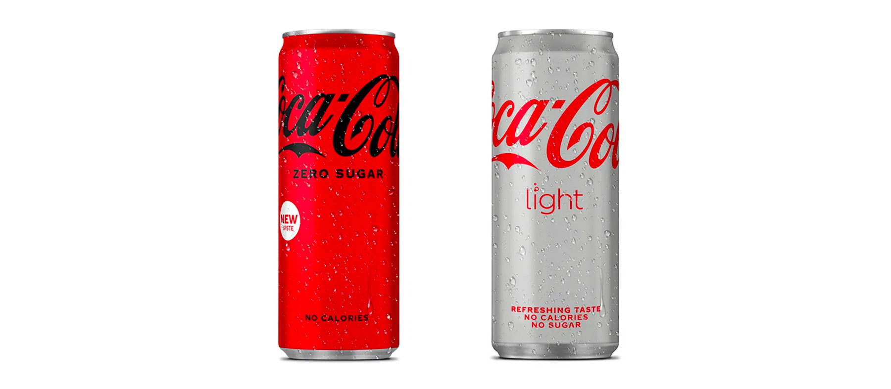 Coca-Cola Zero Sugar and Coca-Cola Light