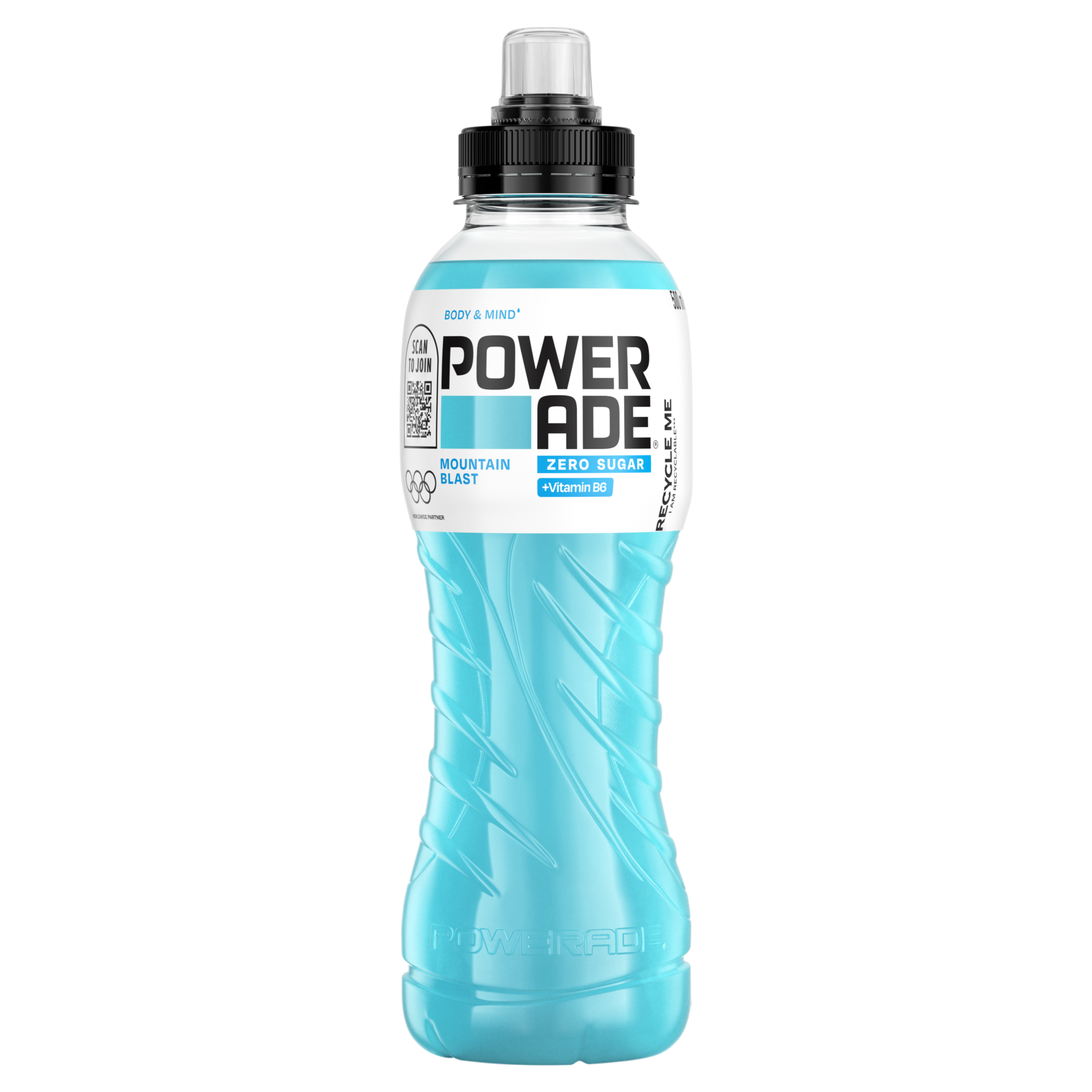 Бутилка Powerade Mountain Blast Zero Sugar