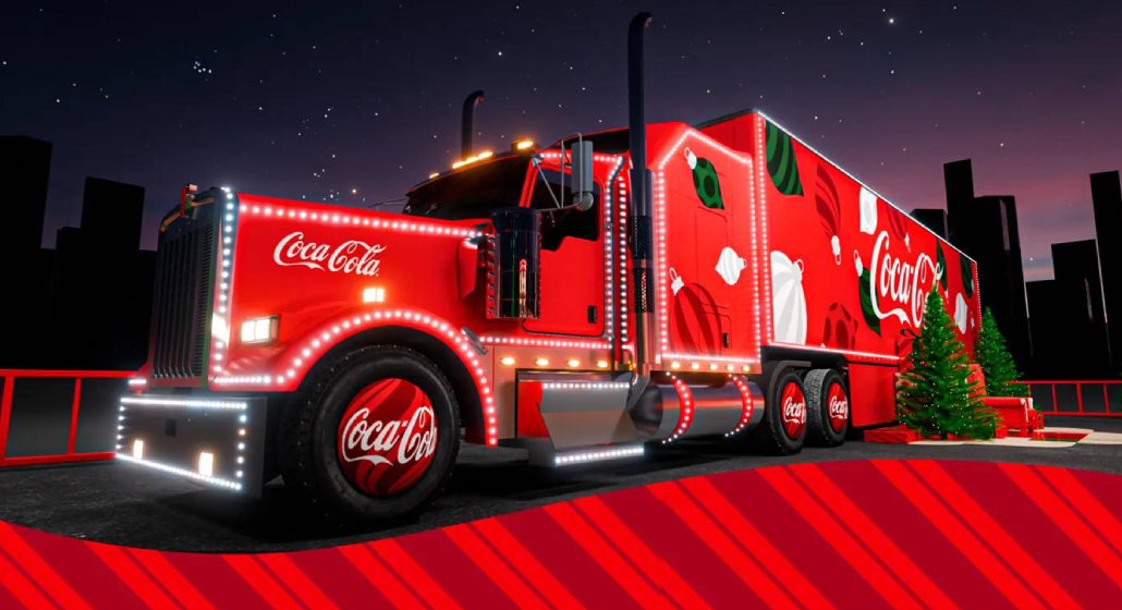 Коледният камион на Кока-Кола