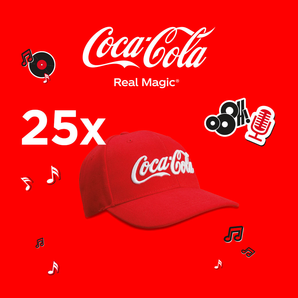 Червена шапка Coca-Cola