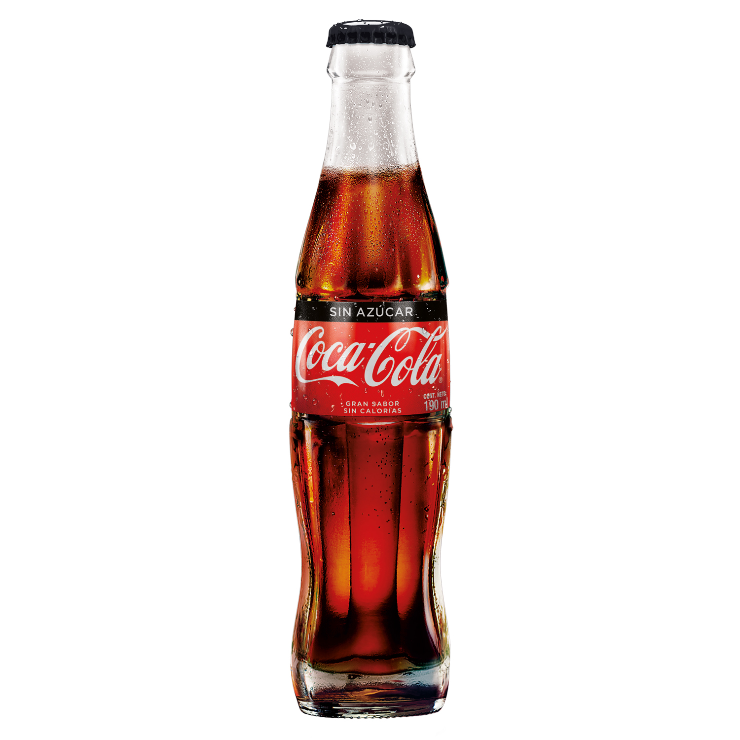 Botella de Coca-Cola Sin Azúcar 190mL