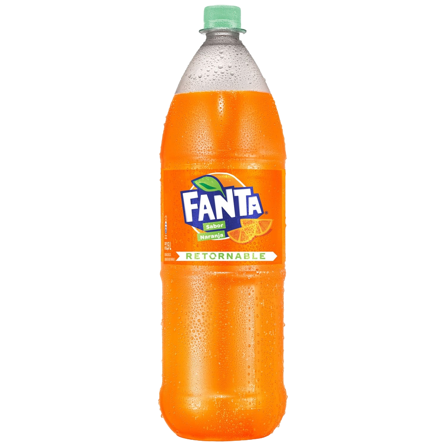Botella de Fanta Naranja 2,5L Retornable