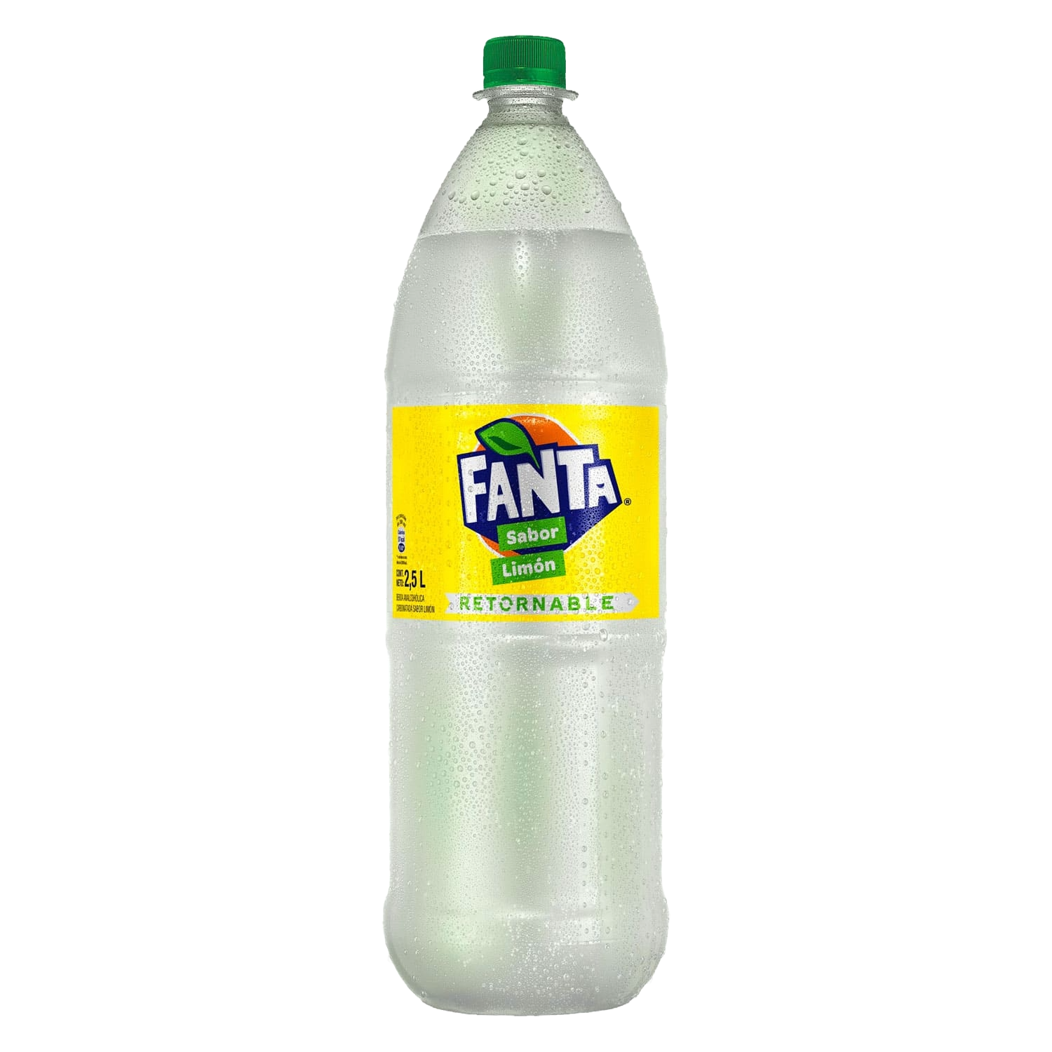 Botella de Fanta Limón 2,5 L Retornable