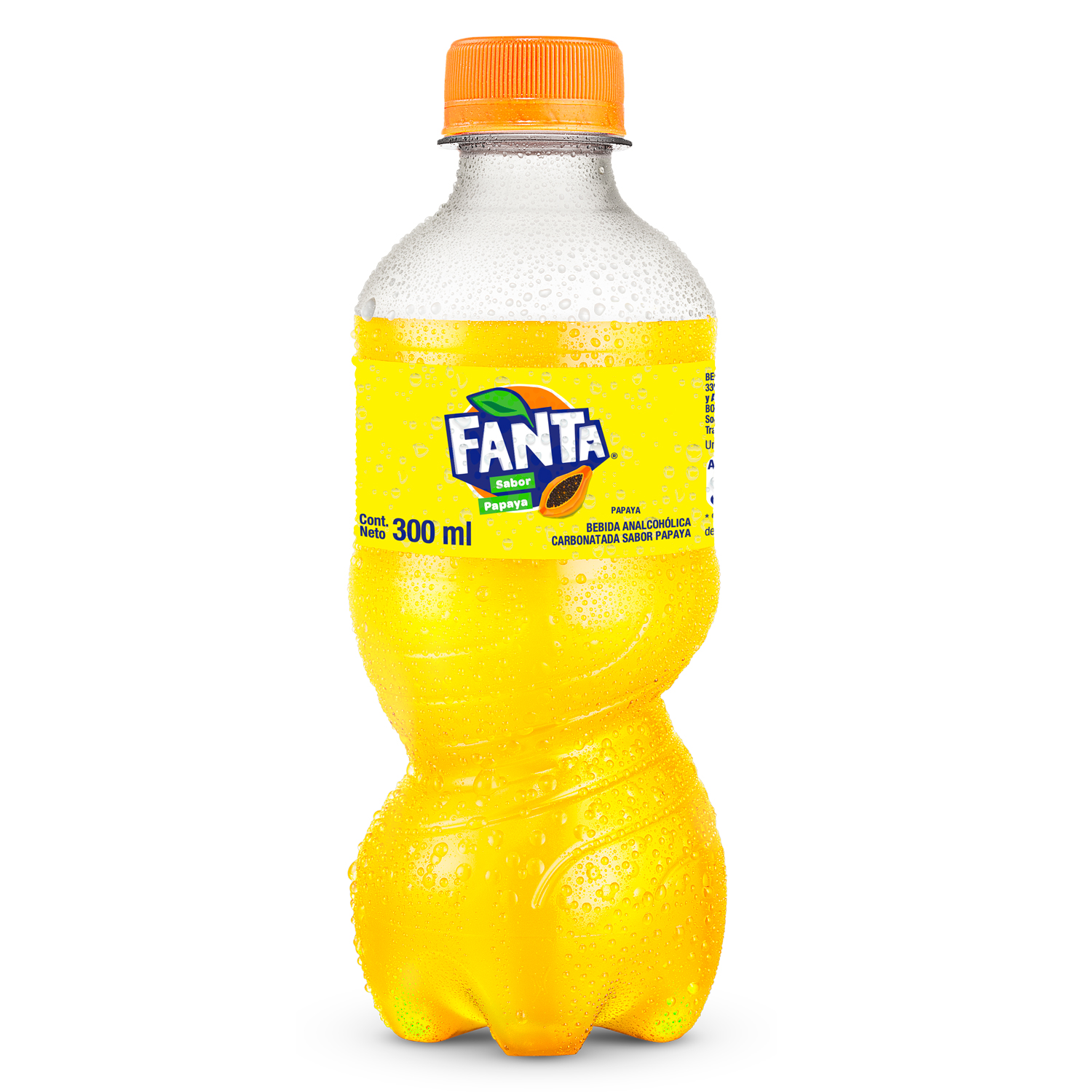 Botella de Fanta Papaya 300mL
