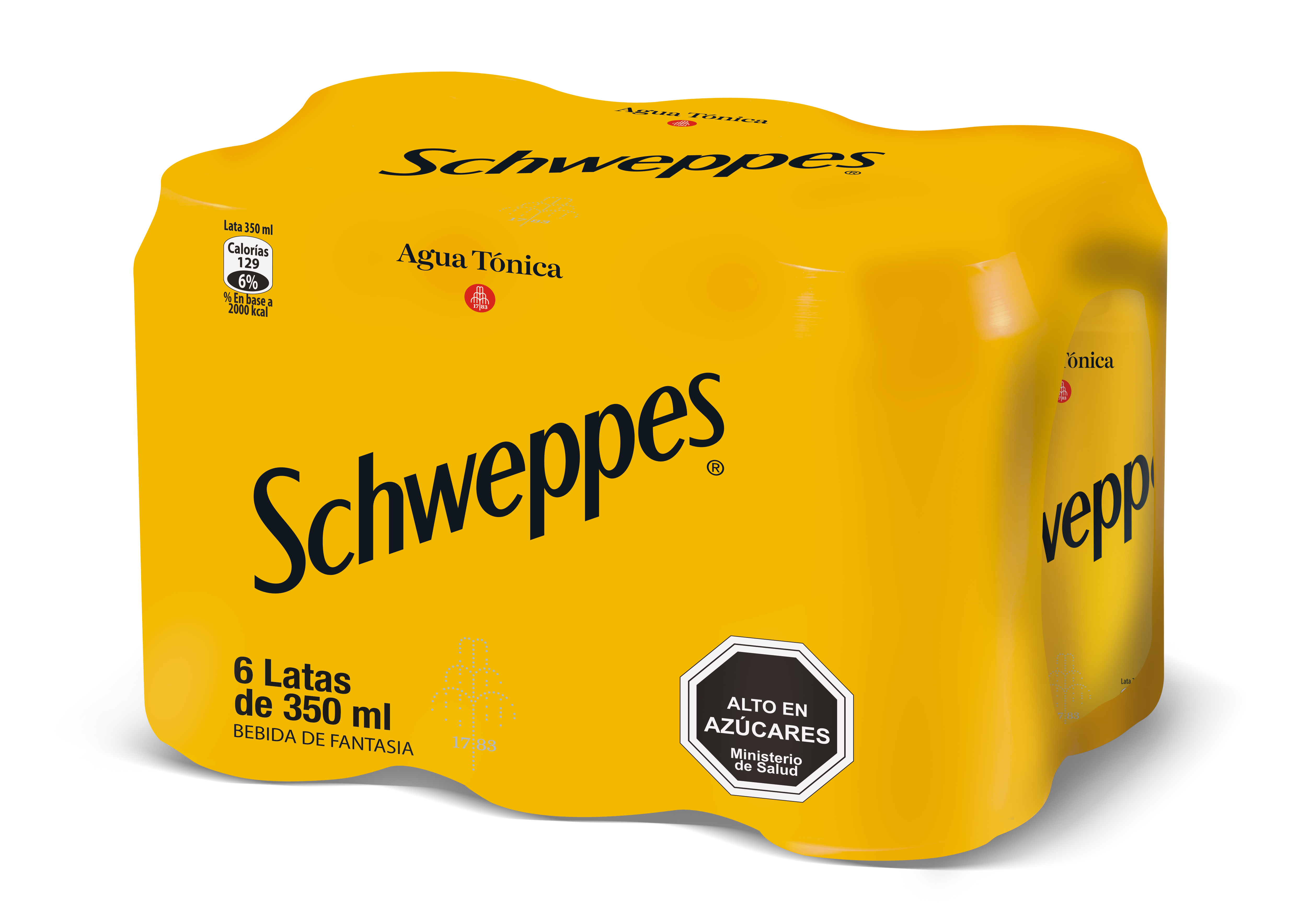 Sixpack de Schweppes Tónica