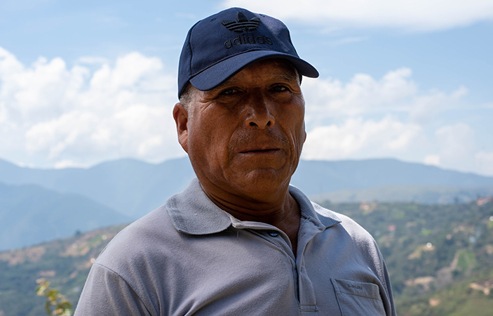 Miguel Huanca, presidente del Comité de Agua y comunario de Miraflores