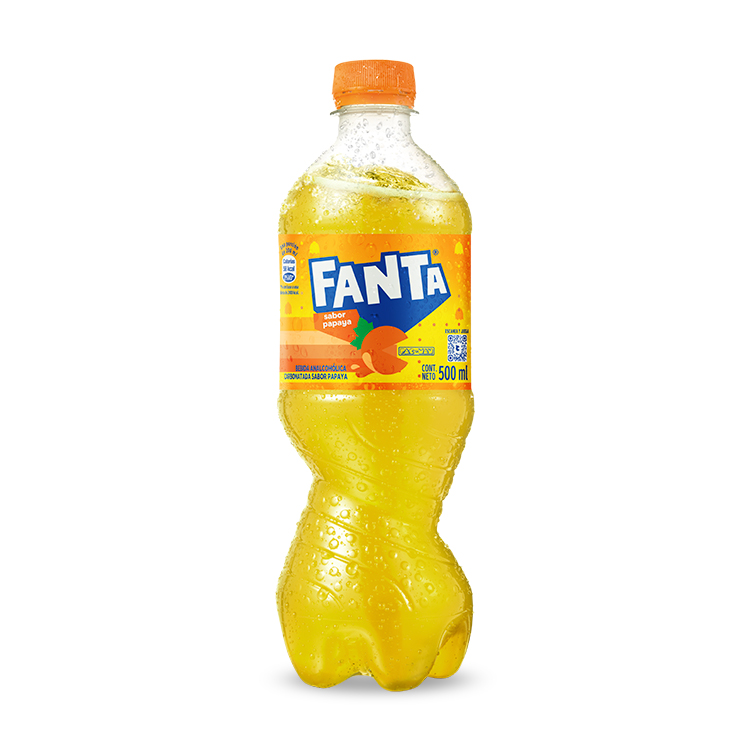 Botella de Fanta Papaya