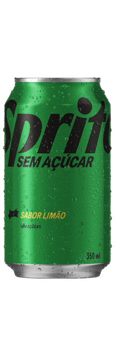 Uma lata de Sprite Zero Açúcar