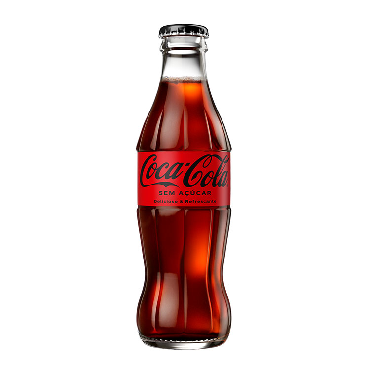 Garrafa de Coca-Cola Sem Açúcar