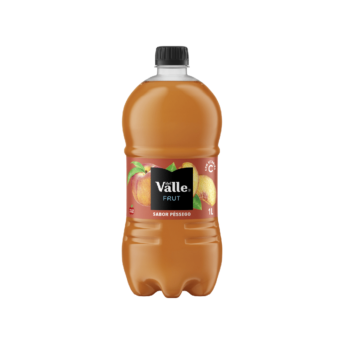 Uma garrafa de Del Valle Frut Sabor Pêssego