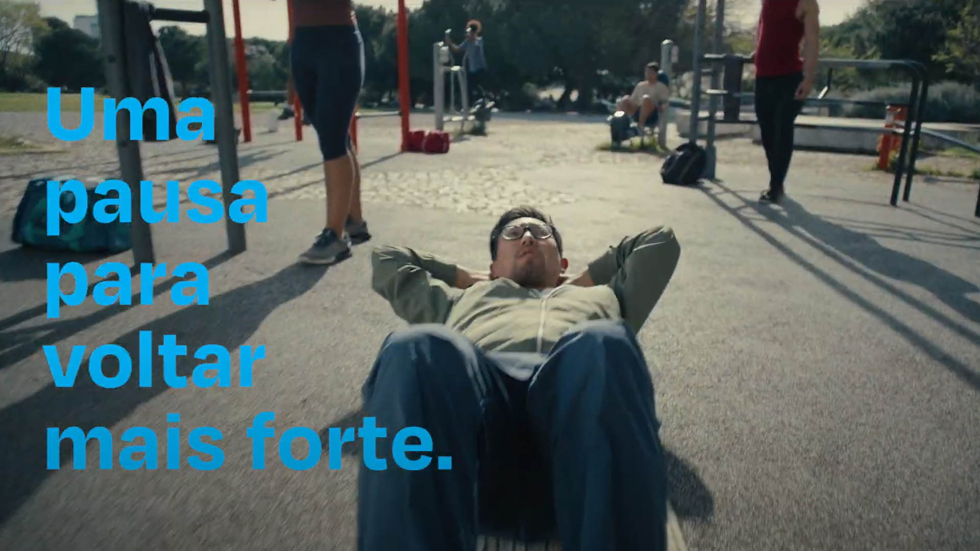 Uma pausa para voltar mails forte