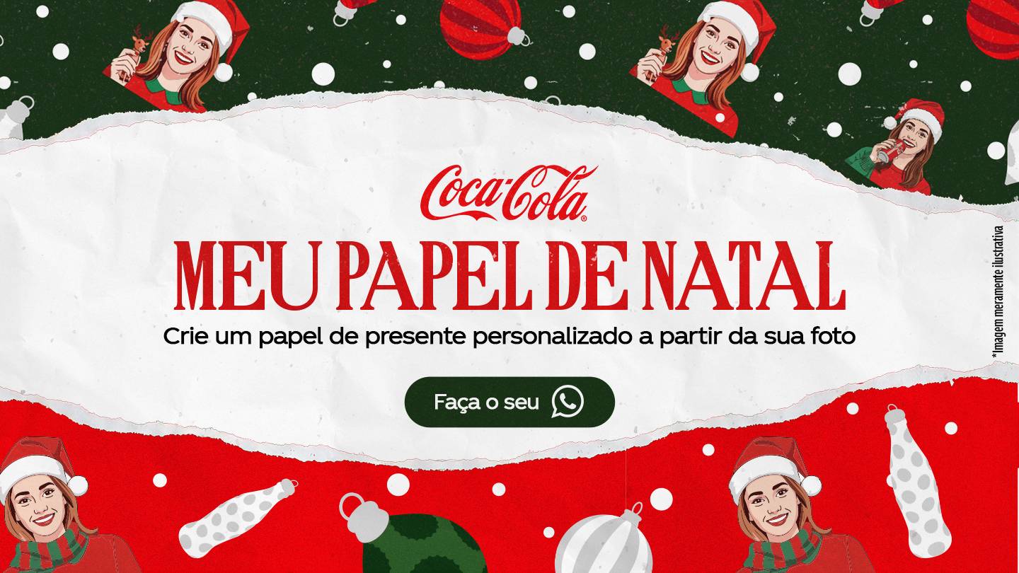 Banner promocional da Coca-Cola em um fundo vermelho intenso, anunciando a 'Promoção Gole Premiado'.