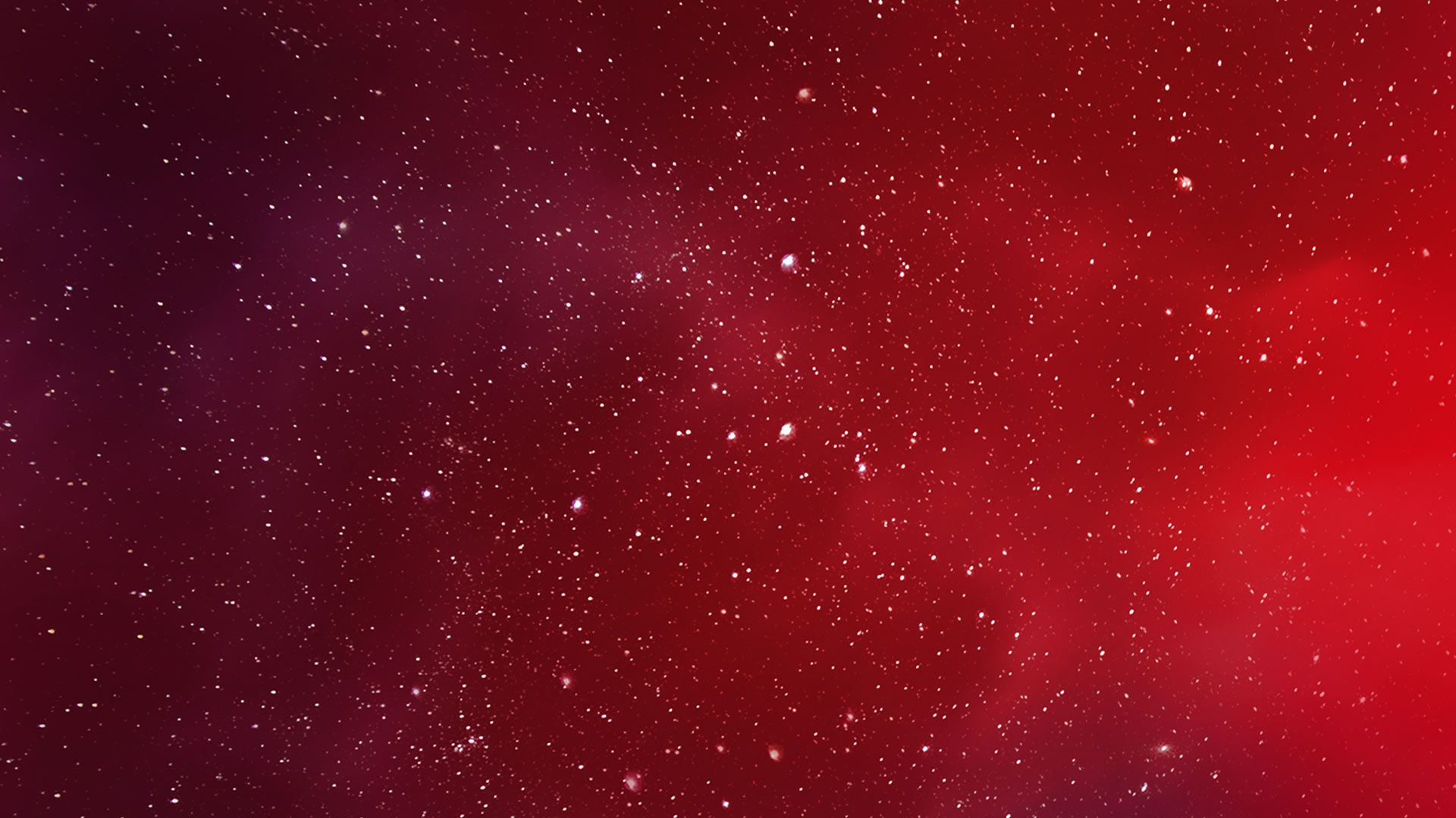 Fundo abstrato com gradiente de roxo a vermelho e pontos brancos cintilantes.