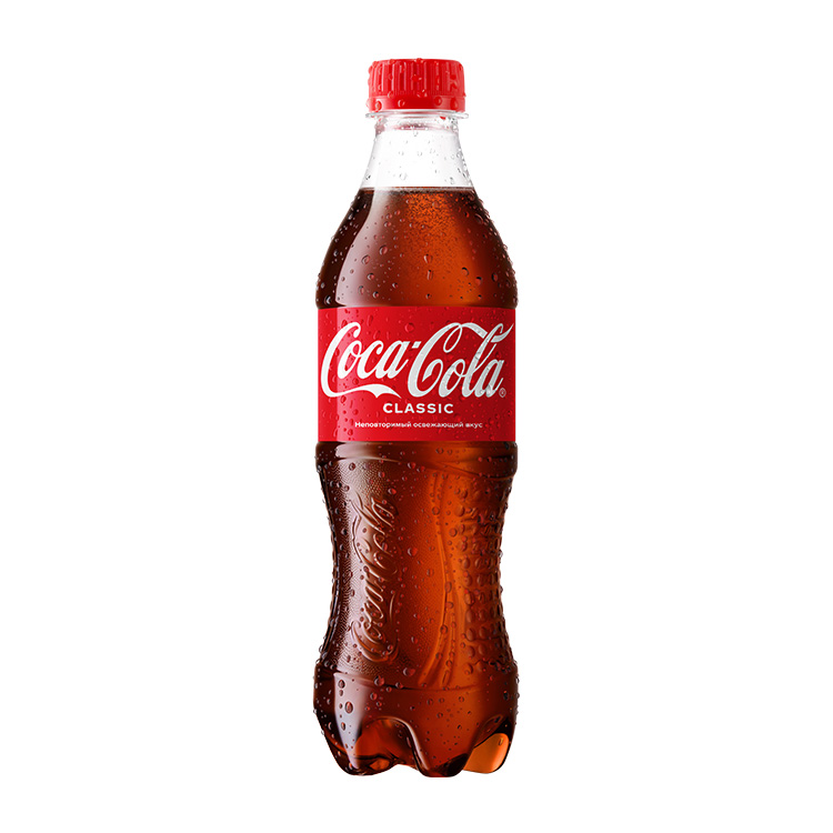 Бутылка Coca-Cola с оригинальным вкусом