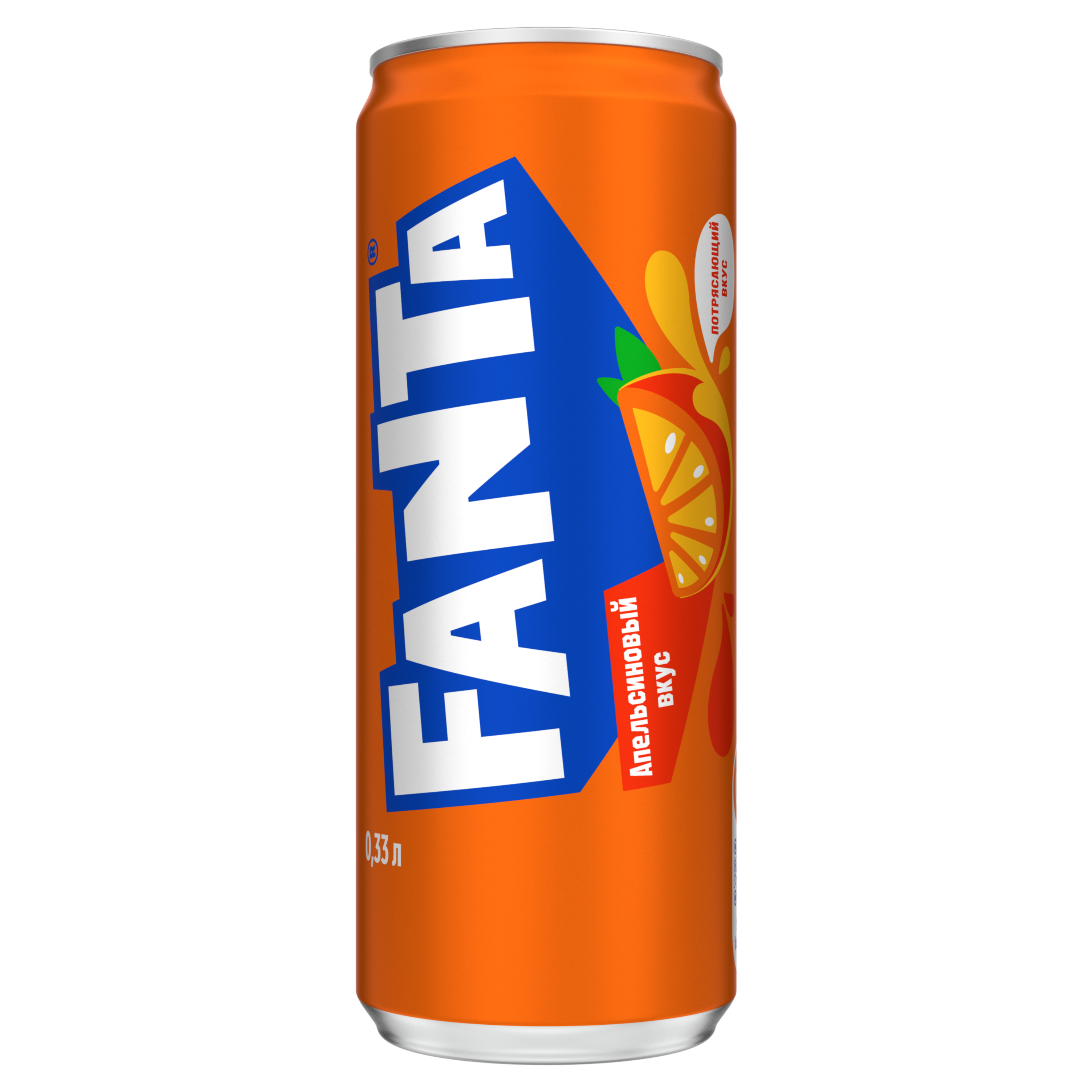 Бутылка Fanta со вкусом апельсина