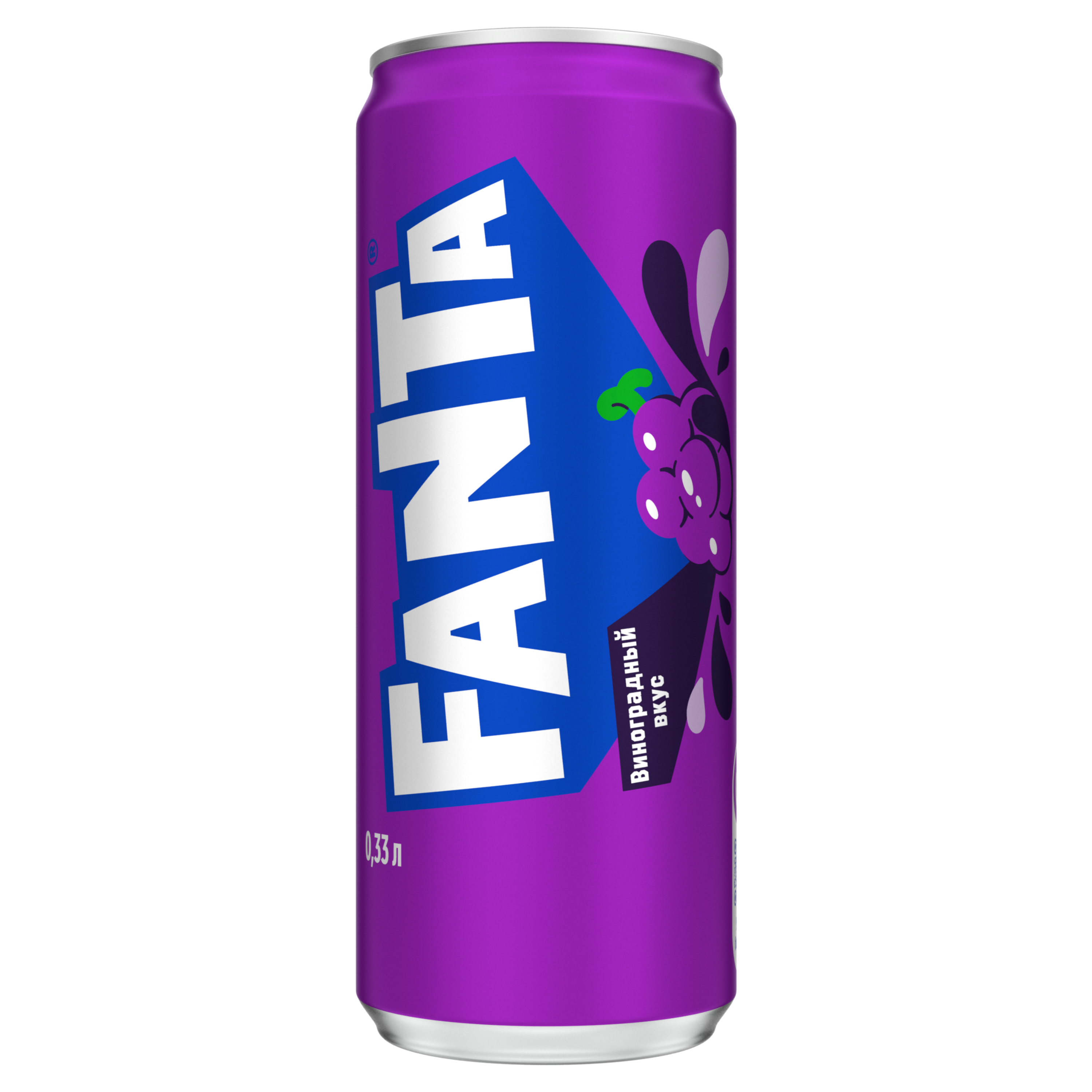 Бутылка Fanta со вкусом винограда