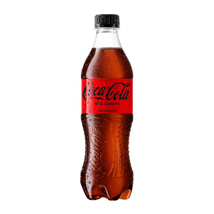 Бутылка Coca-Cola без сахара
