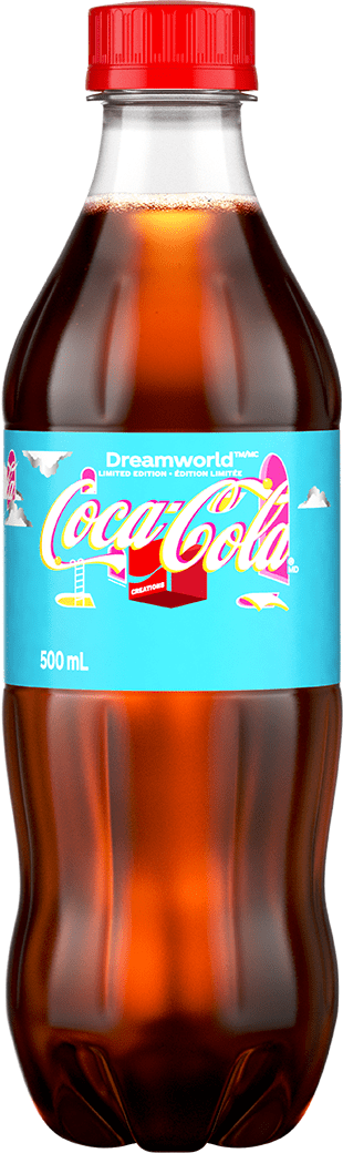Coca-Cola Créations Zero Sugar Dreamworld 500 mL bottle