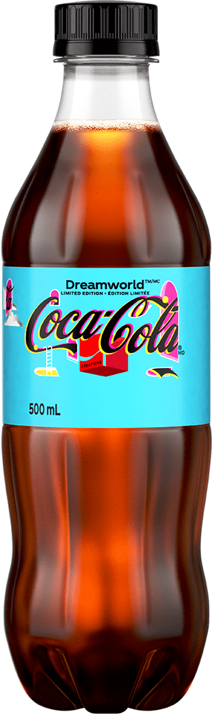 Coca-Cola Creations Zero Sugar Dreamworld 500 mL bottle