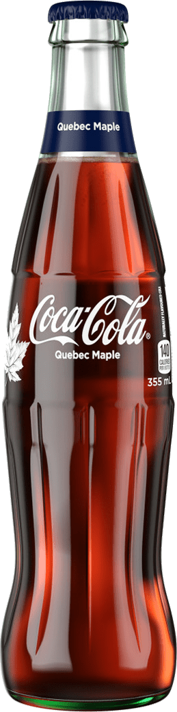Coca-Cola Quebec Maple 355 mL glass bottle