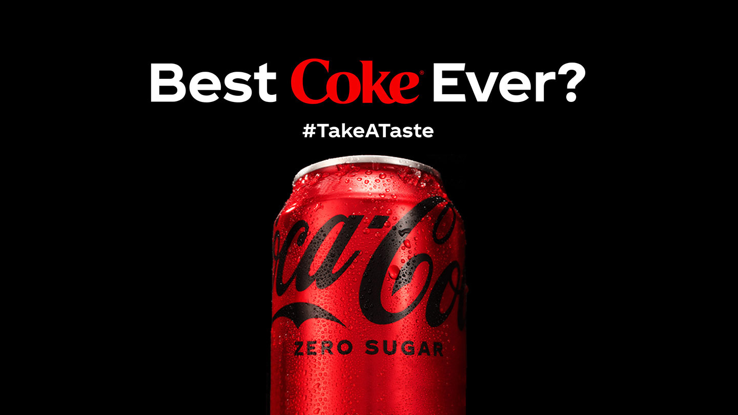 Coca-Cola Zero Sugar. Best Coke Ever? #TakeATaste