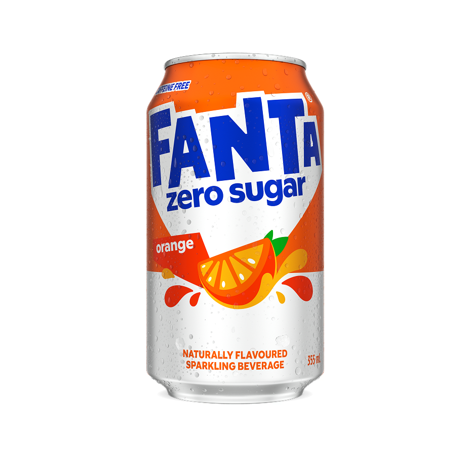 Fanta Zero Sugar Orange can