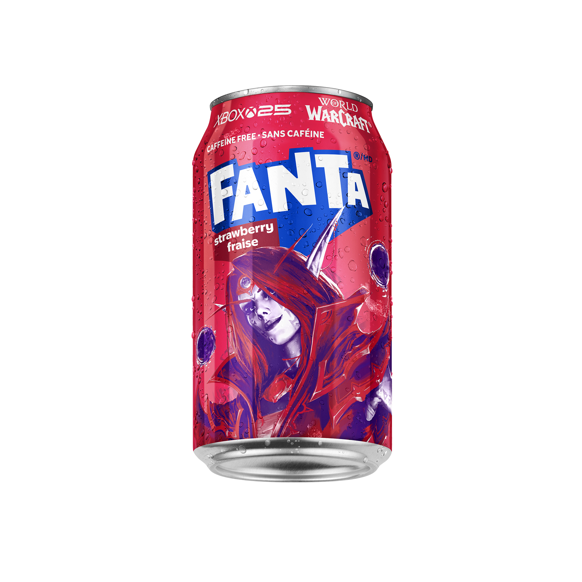 Fanta Fraise can