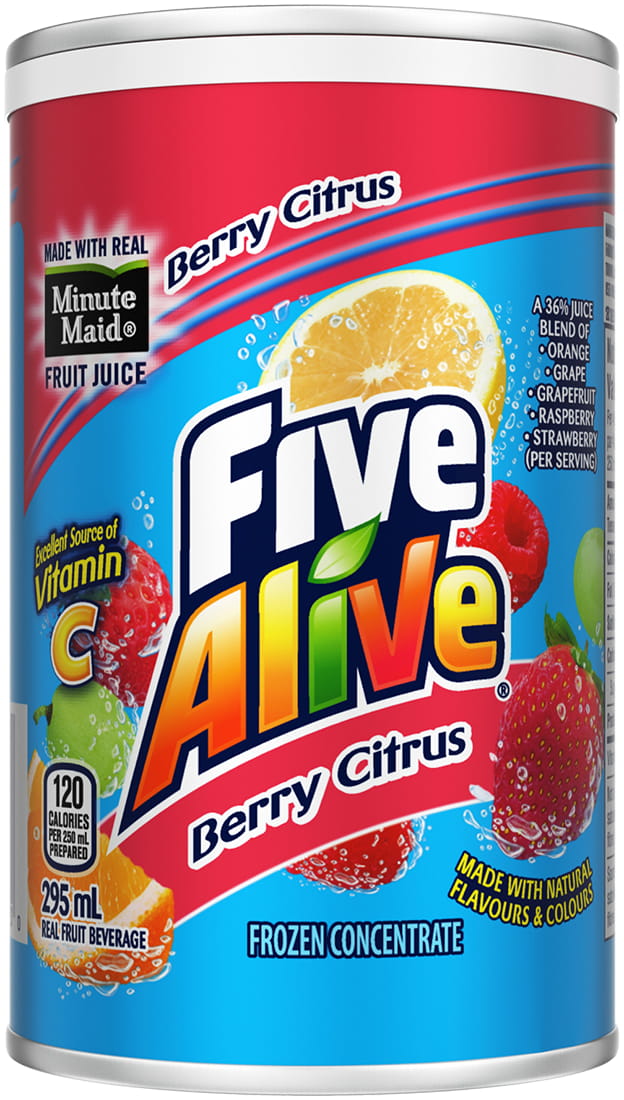 Five Alive Berry Citrus 295 mL frozen can