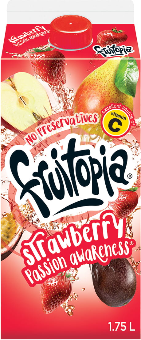 fruitopia Strawberry Passion Awareness 1.75 L carton