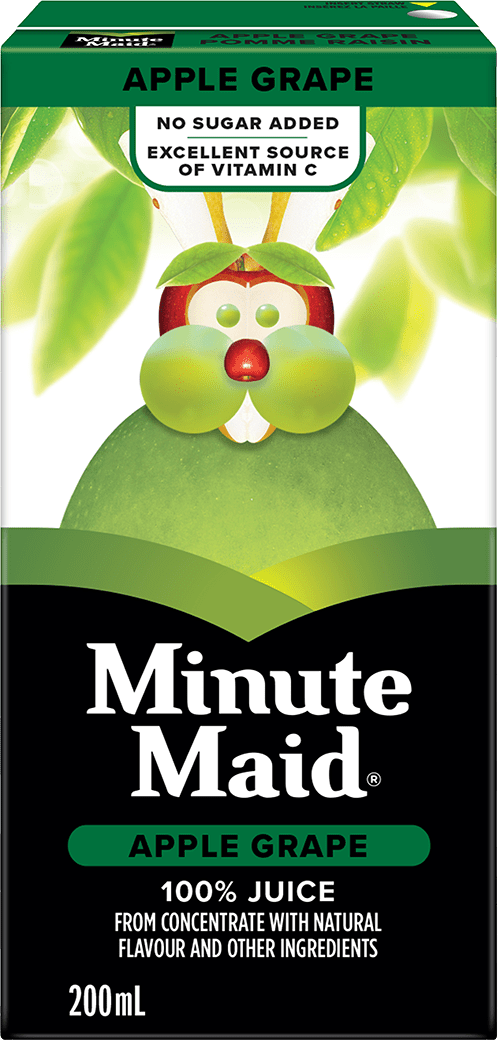 Minute Maid Apple Grape juice 200 mL tetra box